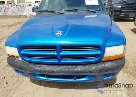 1999 Dodge Dakota Slt/Sport из США, поврежденный, VIN 1B7FL26X1XS247267